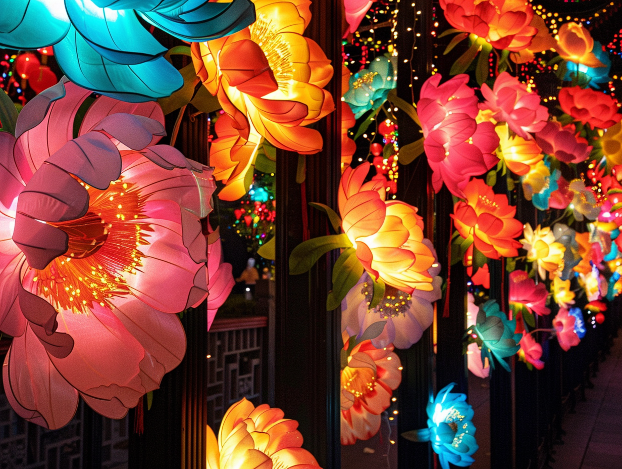 1r3pt2p338oqdxpcazkb_A_display_of_colorful_flowers_and_lanterns_a616f850-e7f3-4f6a-8c9b-81a593e0b39e_2