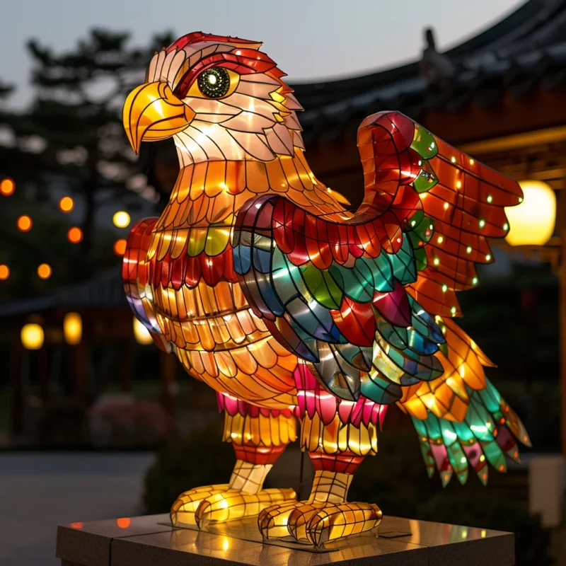 Colourful Chicken Lantern