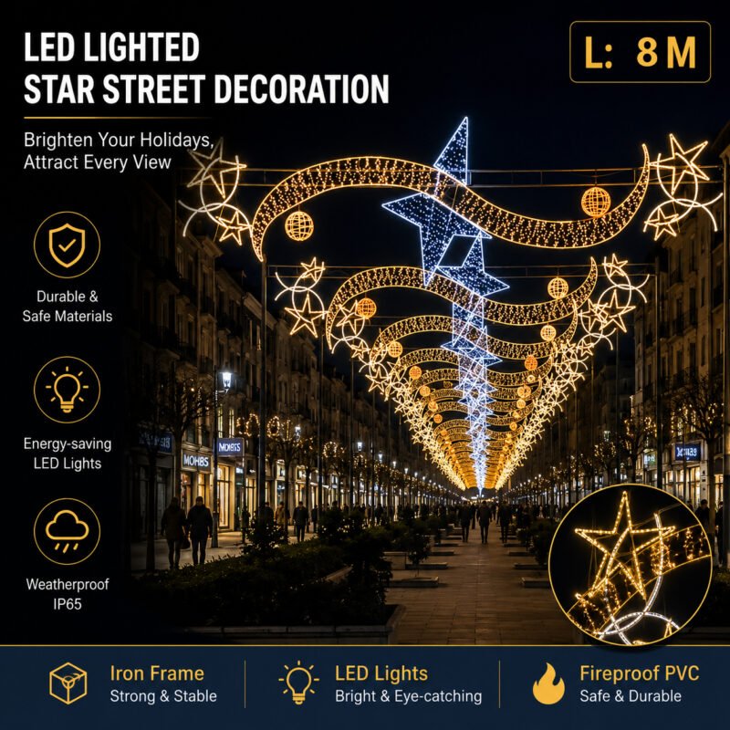 Golden Swirl Street Light Canopy