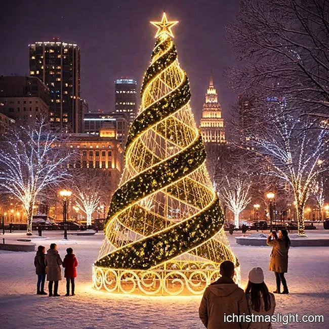 Sculptural Christmas Tree catalogue design reference