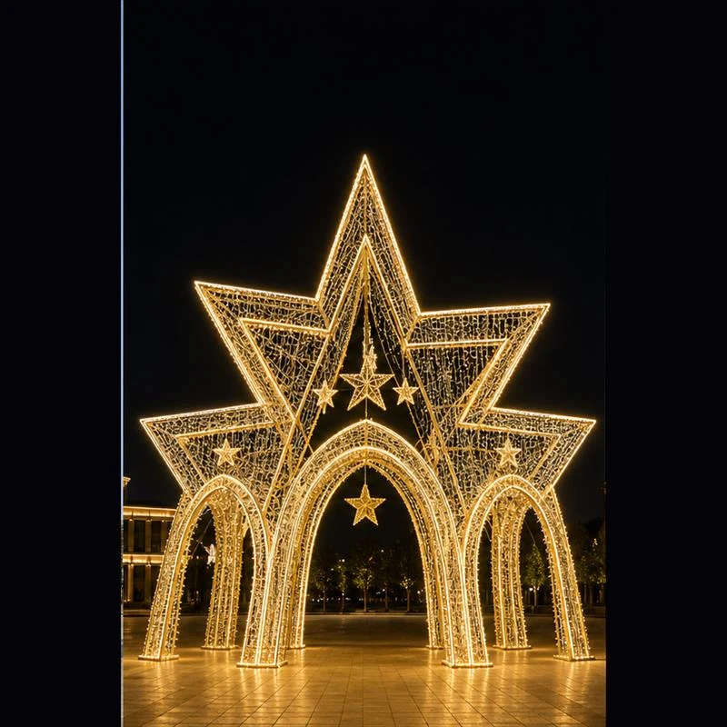 Illuminated Walk-Through Arch catalogue design reference