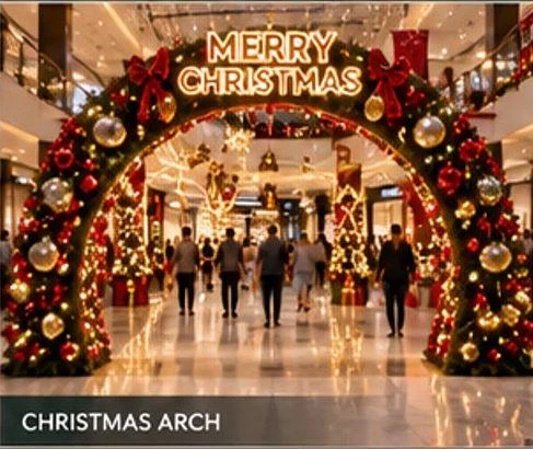 Christmas Ornament Entrance Arch &mdash; yxgm47