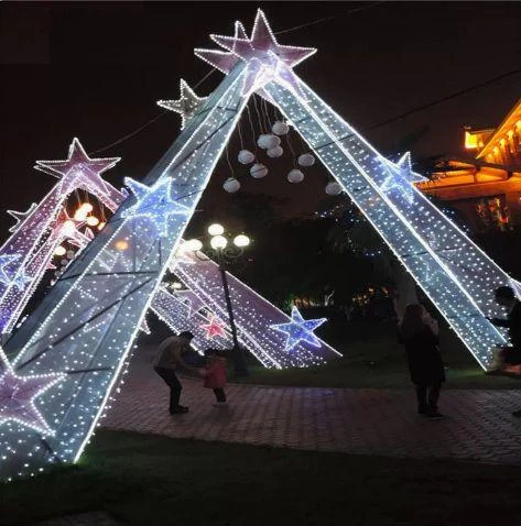 White Triangular Star Light Entrance — yxgm18