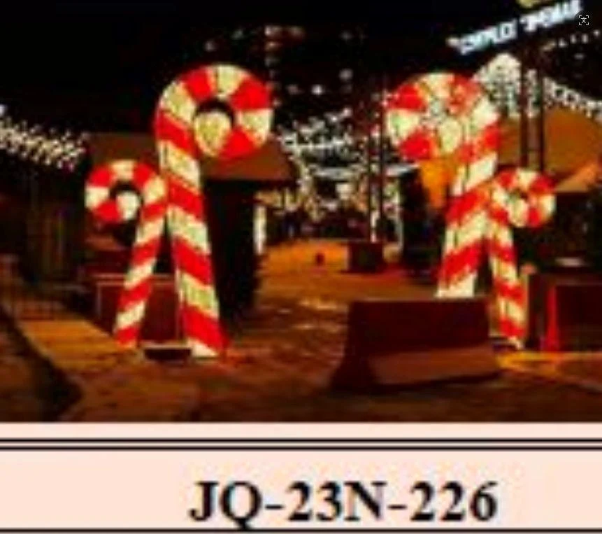 Candy Cane and Bow Light Decorations — SDZS13