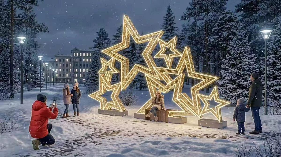 Decorative Star Motif catalogue design reference