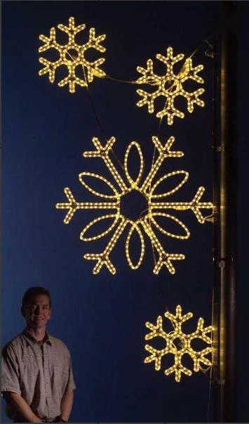 Golden Snowflake Decoration Set — DP028